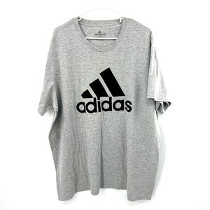 Adidas Multi Sport BOS Tee ‘Medium Grey Heather’ Men’s Size 2XL